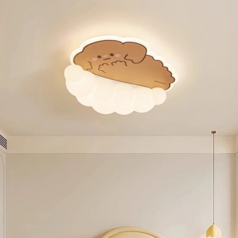 plafonnier mignon pour chambre d'enfant chiot chat panda moderne - vue 3 sur 9