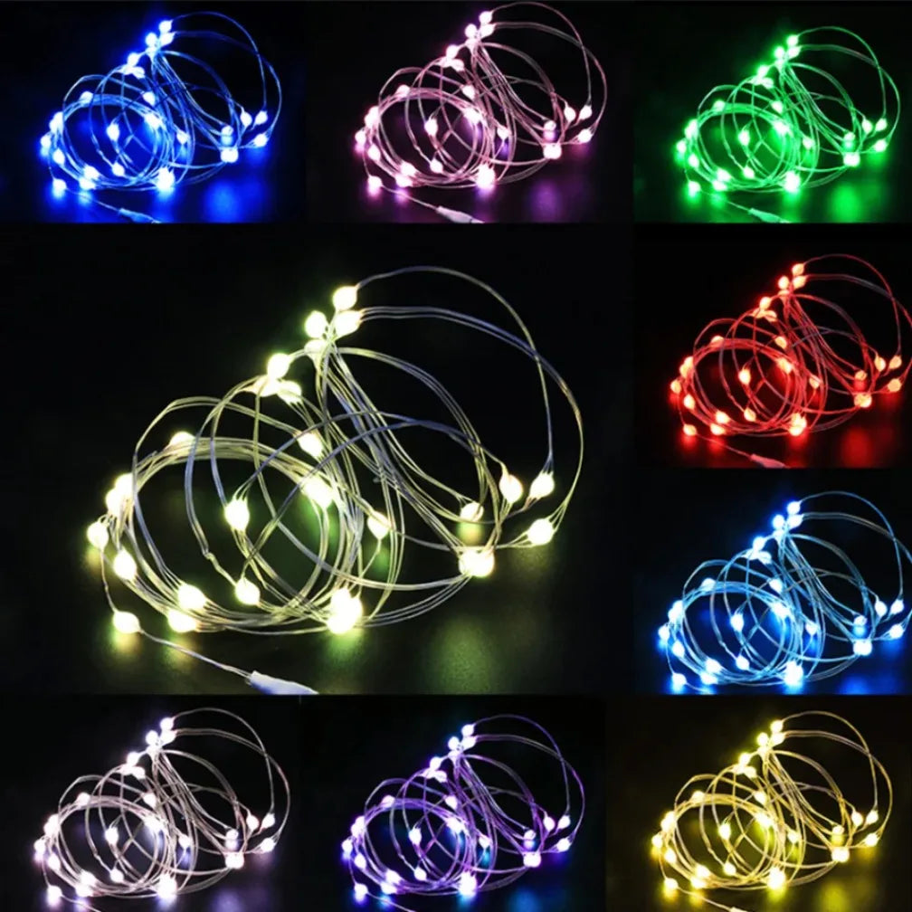 guirlande lumineuse led usb étanche pour décoration festive - vue 2 sur 14