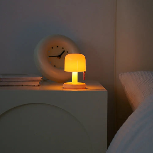 lampe led champignon veilleuse coucher soleil - vue 4 sur 6