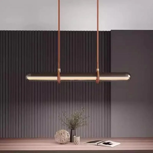 lustre en verre pour éclairage intérieur moderne et élégant - vue 2 sur 7