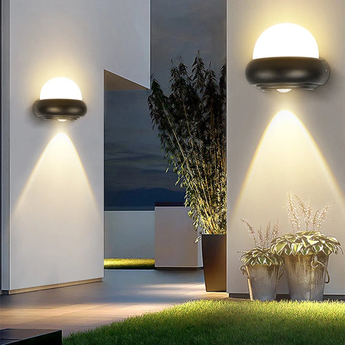 applique murale led moderne pour extérieur et jardin - vue 3 sur 10