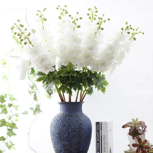 fleurs artificielles delphinium hyacinth pour décoration mariage - vue 3 sur 12
