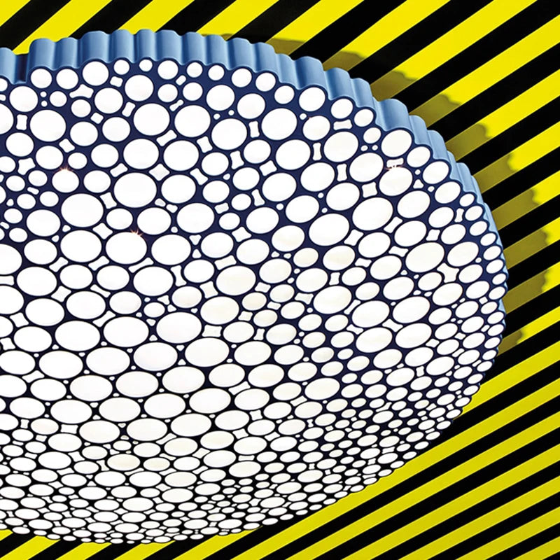 plafonnier led minimaliste en nid d'abeille créatif et élégant - vue 5 sur 12