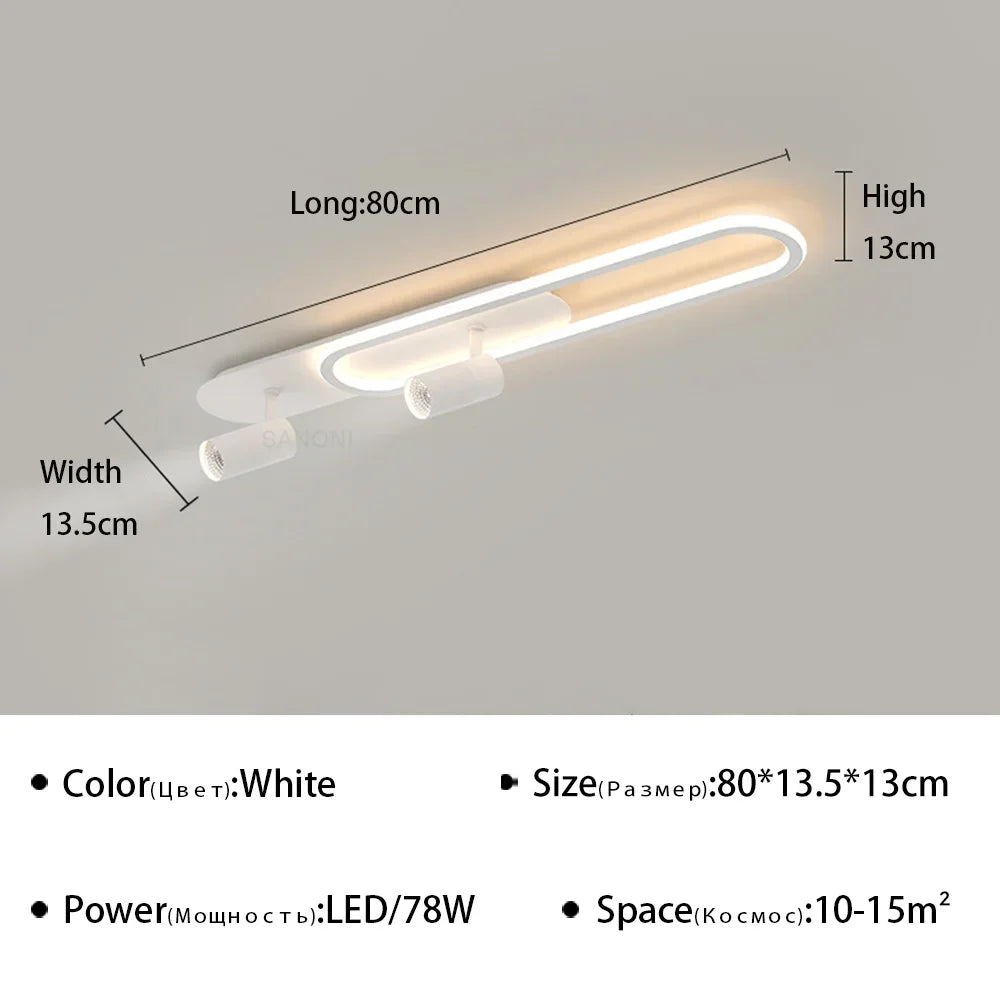 plafonnier led moderne pour décoration d intérieur et éclairage décoratif - vue 16 sur 18