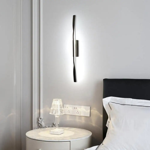 applique murale led nordique à longue bande pour éclairage intérieur - vue 7 sur 7