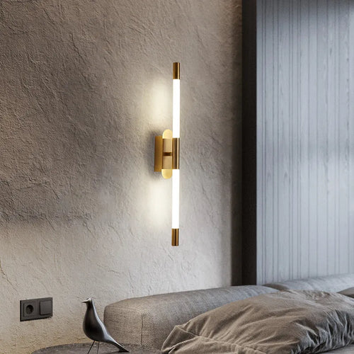 Applique murale LED longue ligne au design nordique moderne - vue 2 sur 8