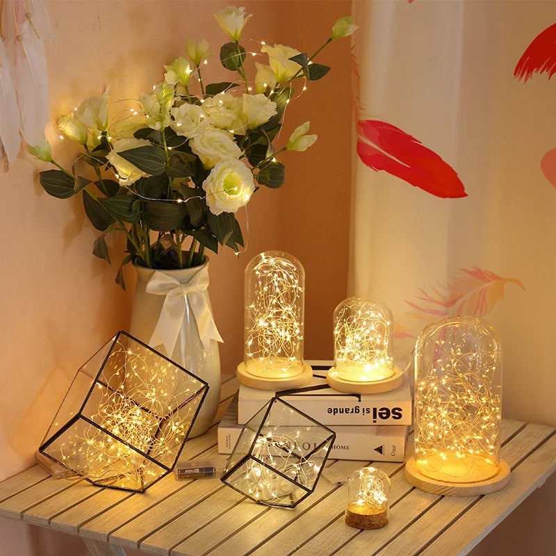guirlande lumineuse led usb batterie étanche pour fêtes et décorations - vue 5 sur 10