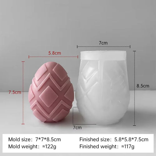 moule à bougie en silicone pour œufs de pâques à créer soi-même - vue 9 sur 21