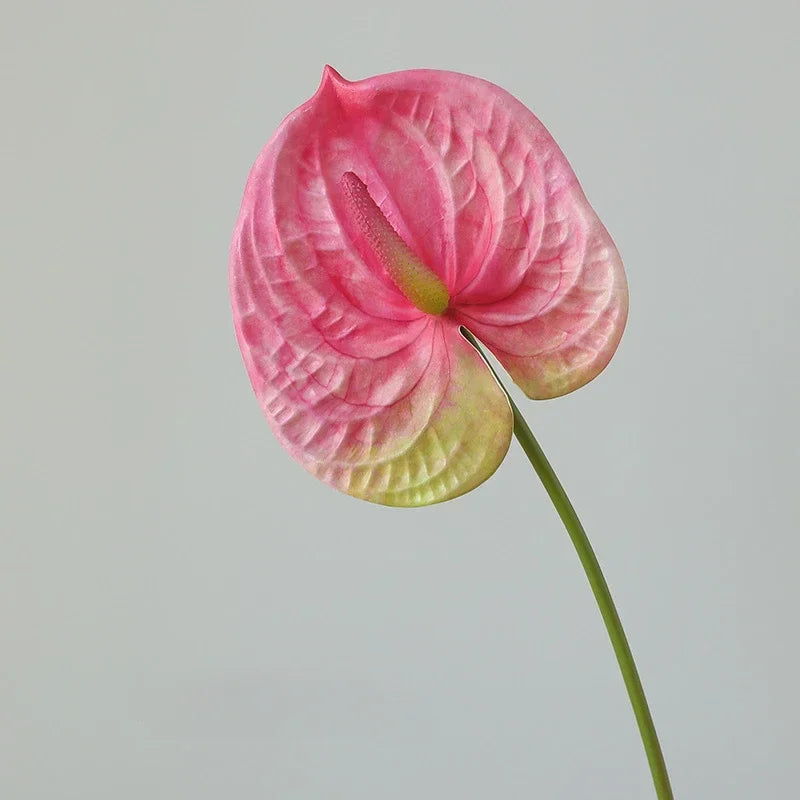 décoration de jardin feuilles artificielles anthuriums pour extérieur - vue 10 sur 10