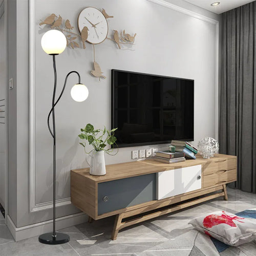 lampadaire led métal style nordique pour décoration intérieure - vue 6 sur 8