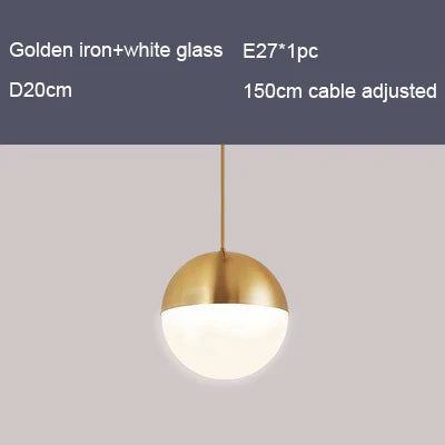 suspension nordique en verre à carreaux pour décoration moderne - vue 12 sur 12