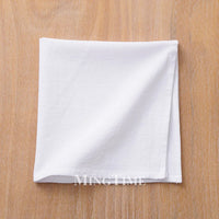 Serviette de table coton lavé style classique réutilisable