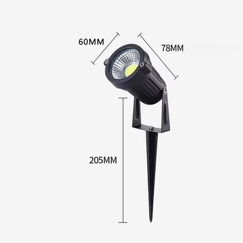 lampe de jardin led étanche pour éclairage extérieur - vue 9 sur 10