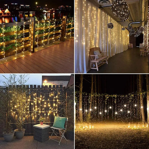 guirlande lumineuse led pour décorations de noël et nouvel an - vue 5 sur 9