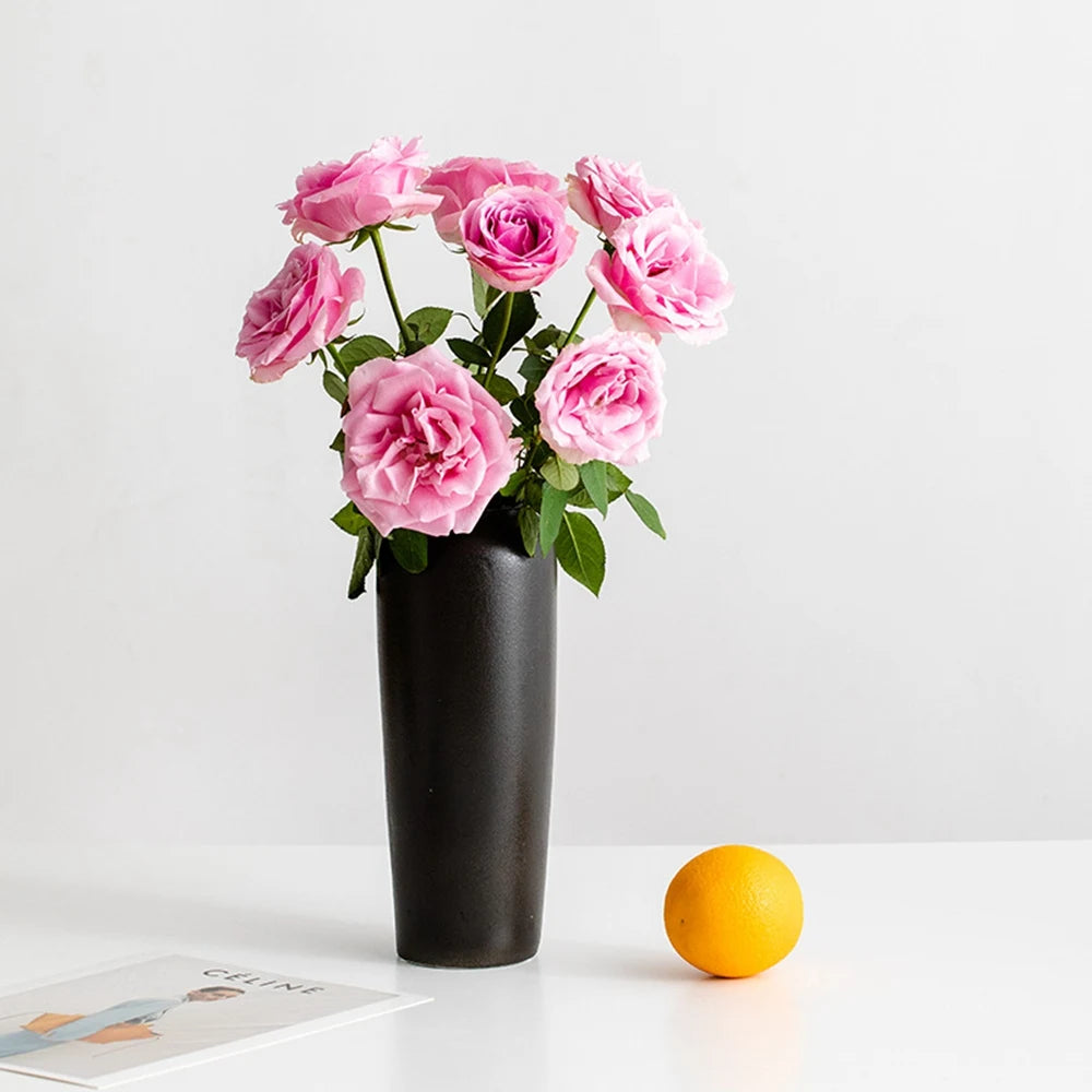 vase en céramique moderne pour arrangement floral décoratif - vue 3 sur 8