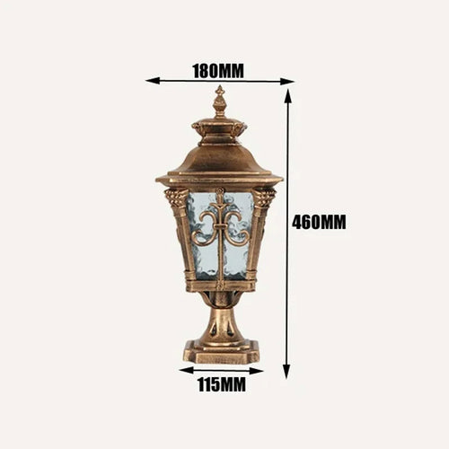 applique murale extérieure étanche antirouille pour jardin et cour - vue 9 sur 8