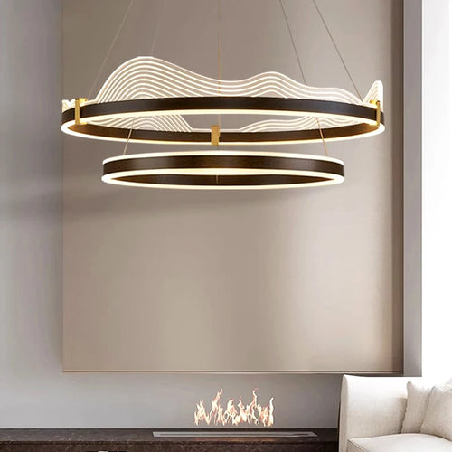 suspension moderne pour éclairage intérieur design élégant - vue 4 sur 17