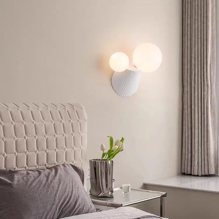 applique murale led cactus en résine verre pour étude - vue 3 sur 11