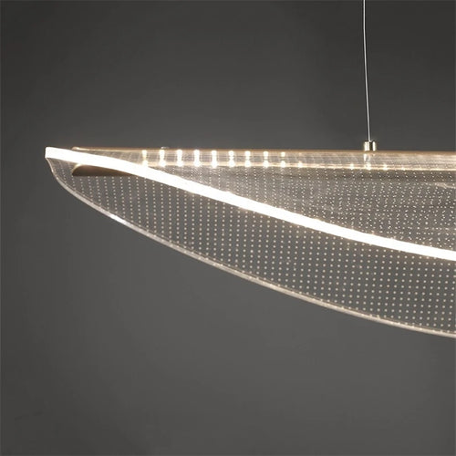 lustre acrylique moderne pour maison et restaurant - vue 6 sur 10