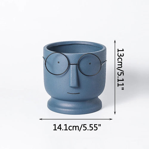 pot à fleurs en céramique mignon design nordique intérieur - vue 21 sur 22