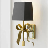Applique murale LED moderne avec nœud rétro
