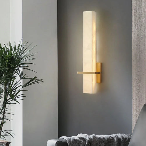 Applique cuboïde en marbre naturel - vue 3 sur 7