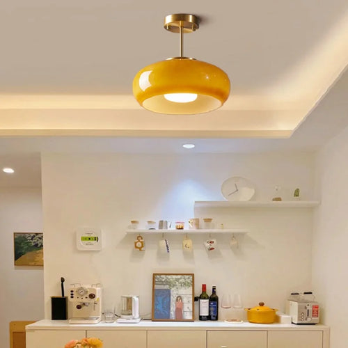Plafonnier Moyen Simple Bauhaus Egg Tart - vue 4 sur 10