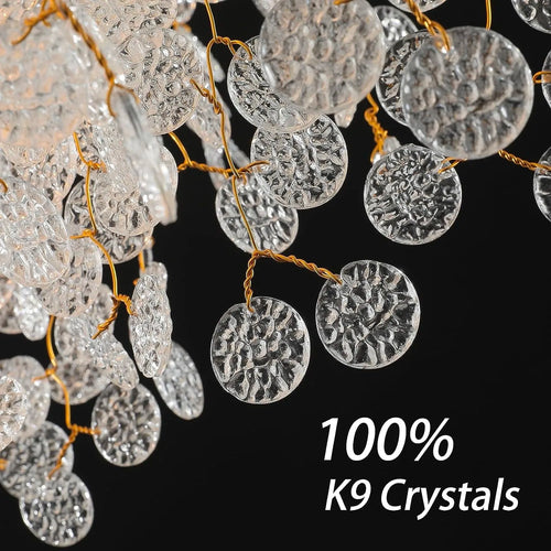 lustre en cristal moderne design luxe pour intérieur - vue 5 sur 6