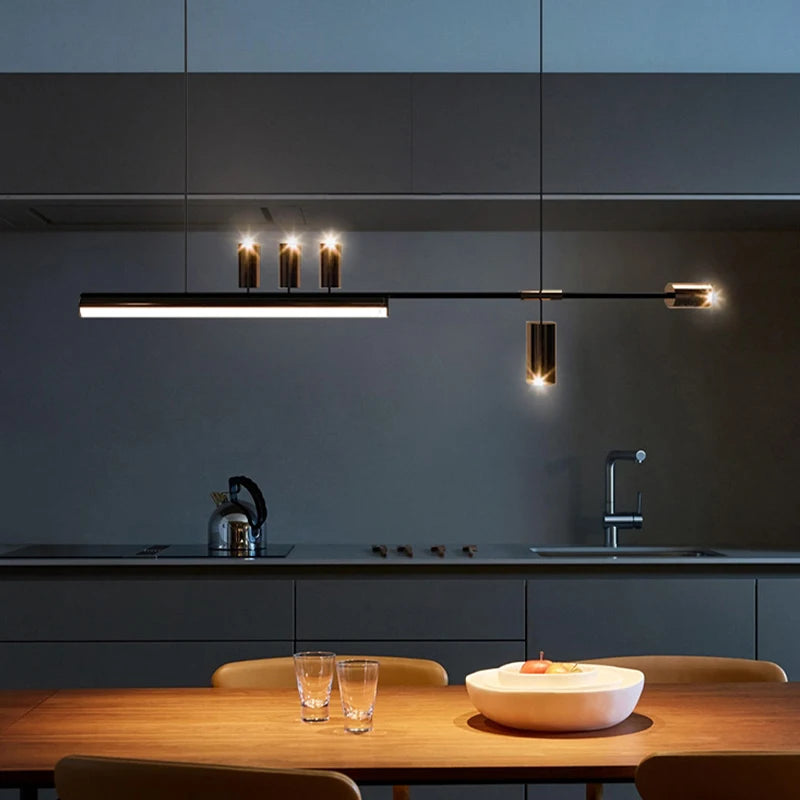 lustre moderne suspendu lumineux pour décoration intérieure - vue 1 sur 10