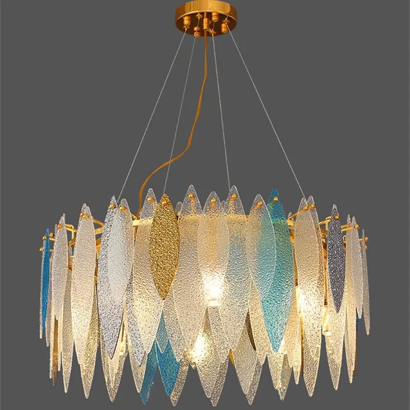 lustre en verre nordique pour décoration intérieure élégante - vue 1 sur 19