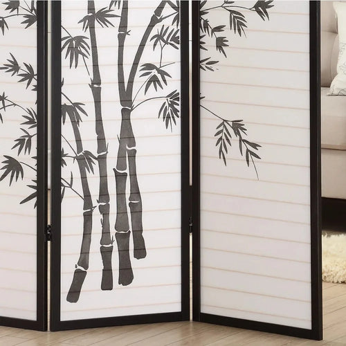 paravent oriental en trois panneaux pour décoration intérieure - vue 6 sur 6