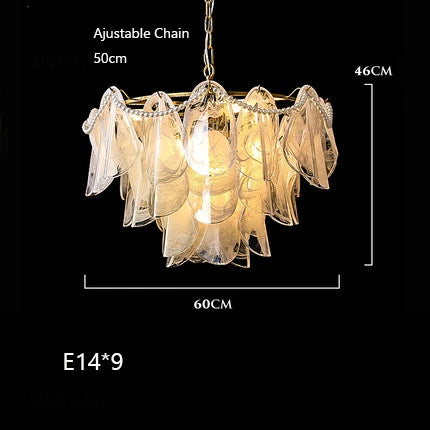 lustre suspendu en verre nuage design créatif postmoderne unique - vue 11 sur 18