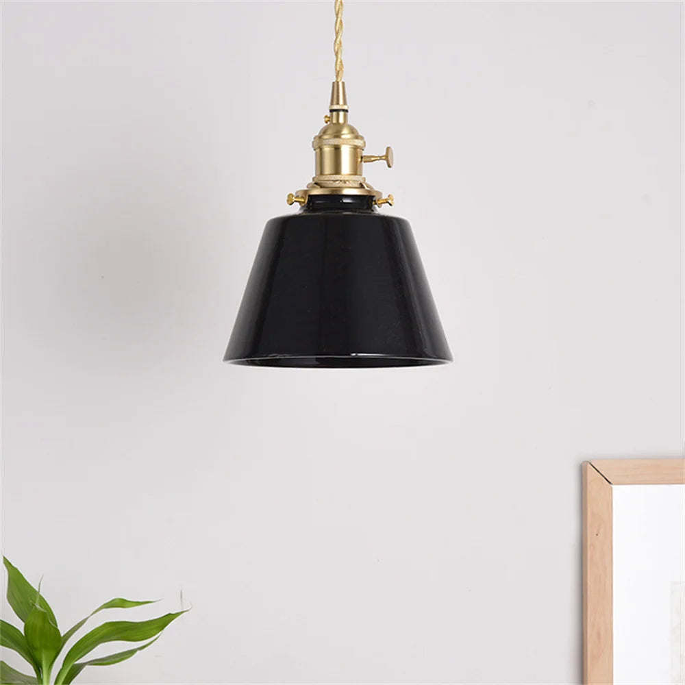 lampe led suspendue en céramique moderne pour loft - vue 1 sur 12
