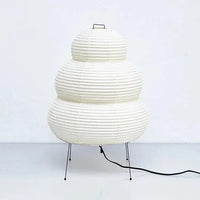 Japanese-style LED Rice Paper Table Lamp, Noguchi Three-tone Light Eye Protection Japanese Lamp, Living Room, Hotel Bedroom, Bed