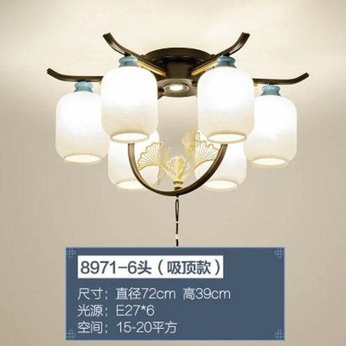 lustre rétro chinois pour un éclairage élégant et chaleureux - vue 20 sur 21