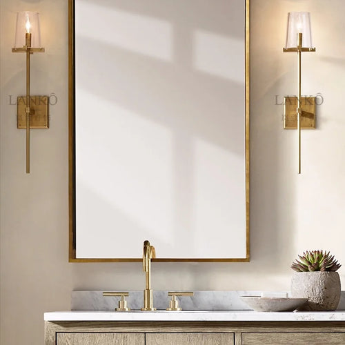 applique murale led en verre pour éclairage intérieur moderne - vue 3 sur 10