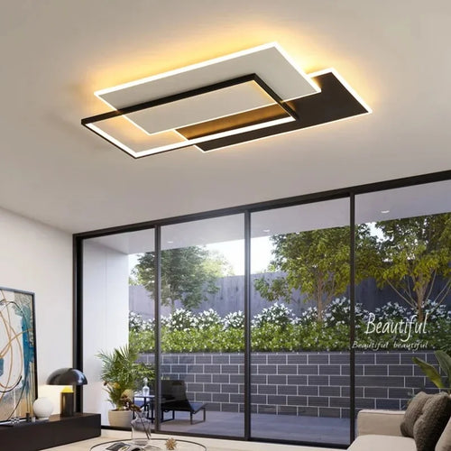 plafonnier led suspendu design moderne luminaire décoratif d'intérieur - vue 5 sur 15