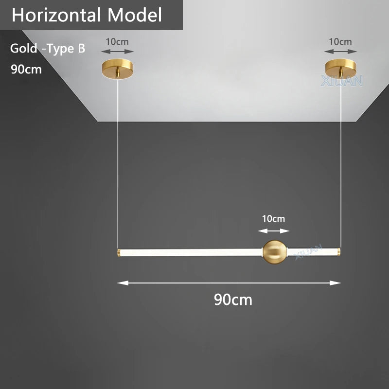 suspension horizontales modernes pour table à manger - vue 20 sur 22