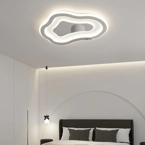 Plafonnier à formes chromé moderne à LED - vue 2 sur 14