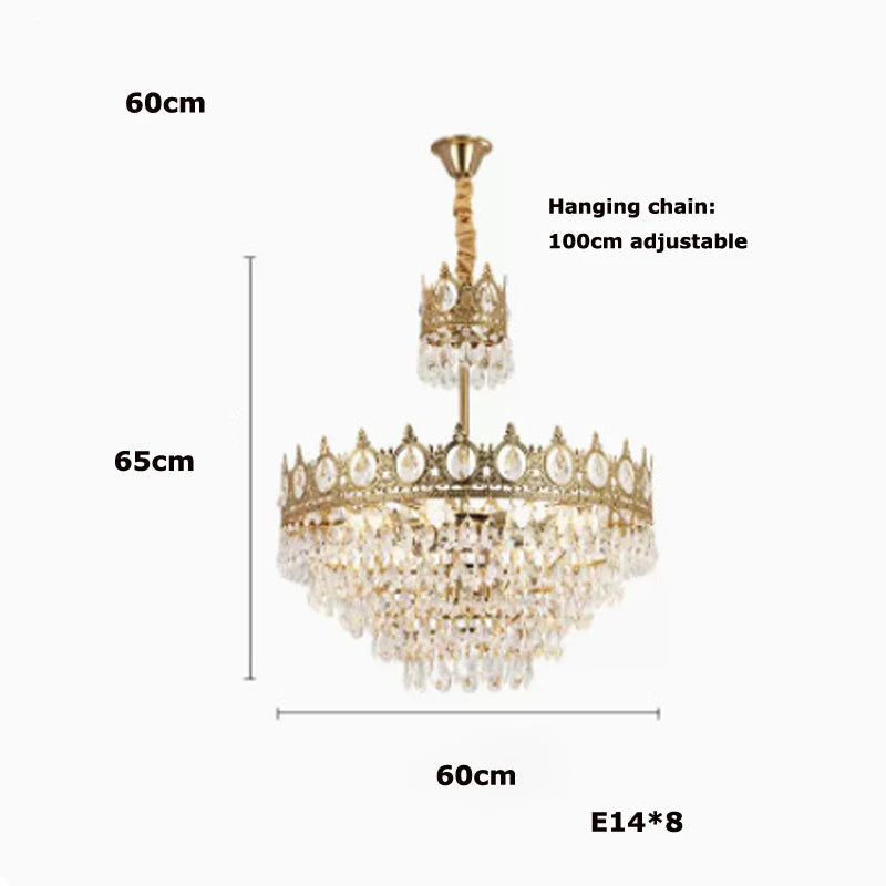 lustre en cristal k9 dimmable pour un éclairage élégant - vue 13 sur 16