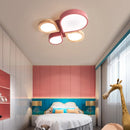lustre nordique romantique en bois art créatif led moderne
