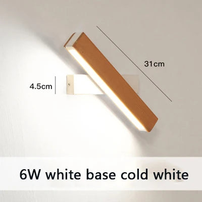 Moderne rotatif applique murale LED lumière salon chambre Foyer Restaurant applique éclairage porche étude lecture couloir décor applique murale 6pa - vue 11 sur 22