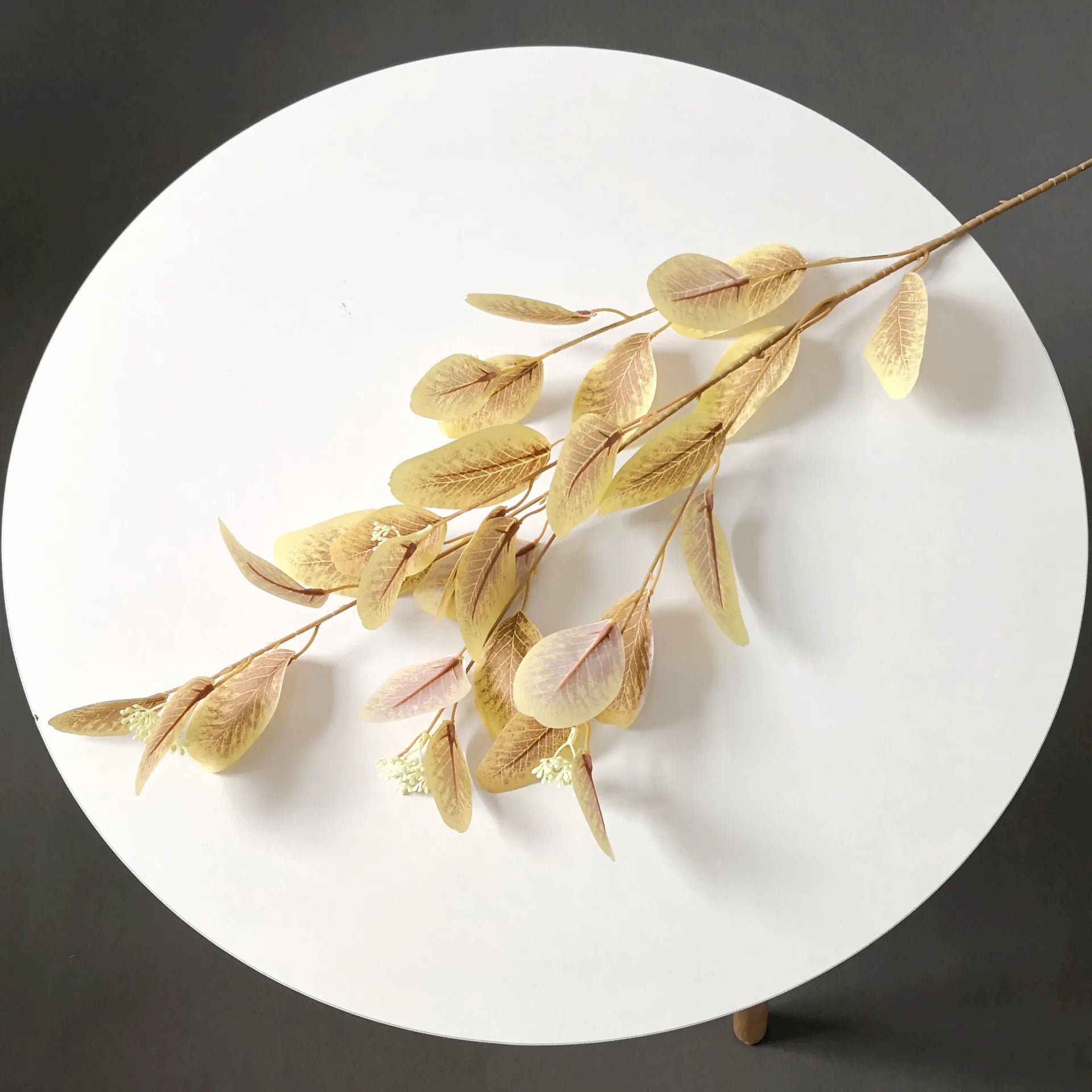 branches de feuilles d'eucalyptus en soie artificielle pour décoration florale - vue 9 sur 17
