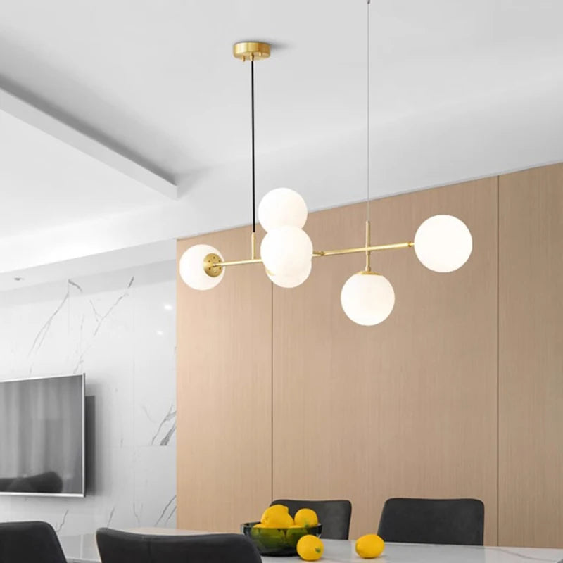 lustre Moderne salle à manger lumières éclairage intérieur LED décoratif éclairage intérieur - vue 4 sur 8