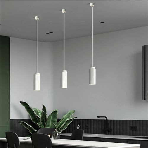 suspension Minimalisme moderne LED colorée Art - vue 6 sur 16