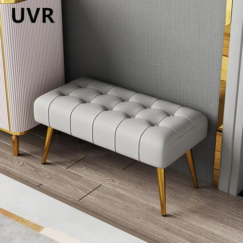 tabouret multifonctionnel pour entrée et rangement élégant - vue 4 sur 9