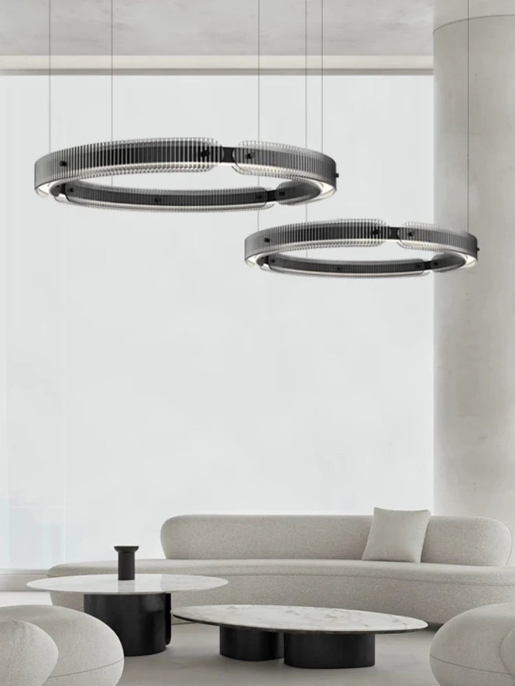 suspension moderne en acrylique pour décoration intérieure élégante - vue 4 sur 7