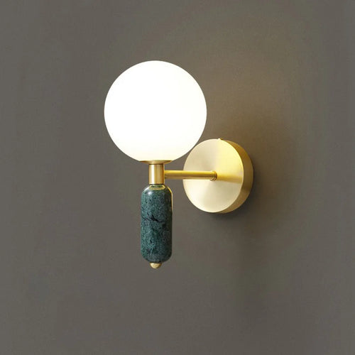 Applique murale Led en verre au design nordique moderne - vue 2 sur 8