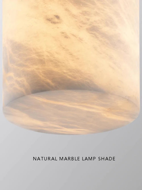 Petit plafonnier Led en marbre espagnol - vue 7 sur 10