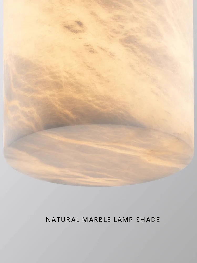 Petit plafonnier Led en marbre espagnol - vue 6 sur 10